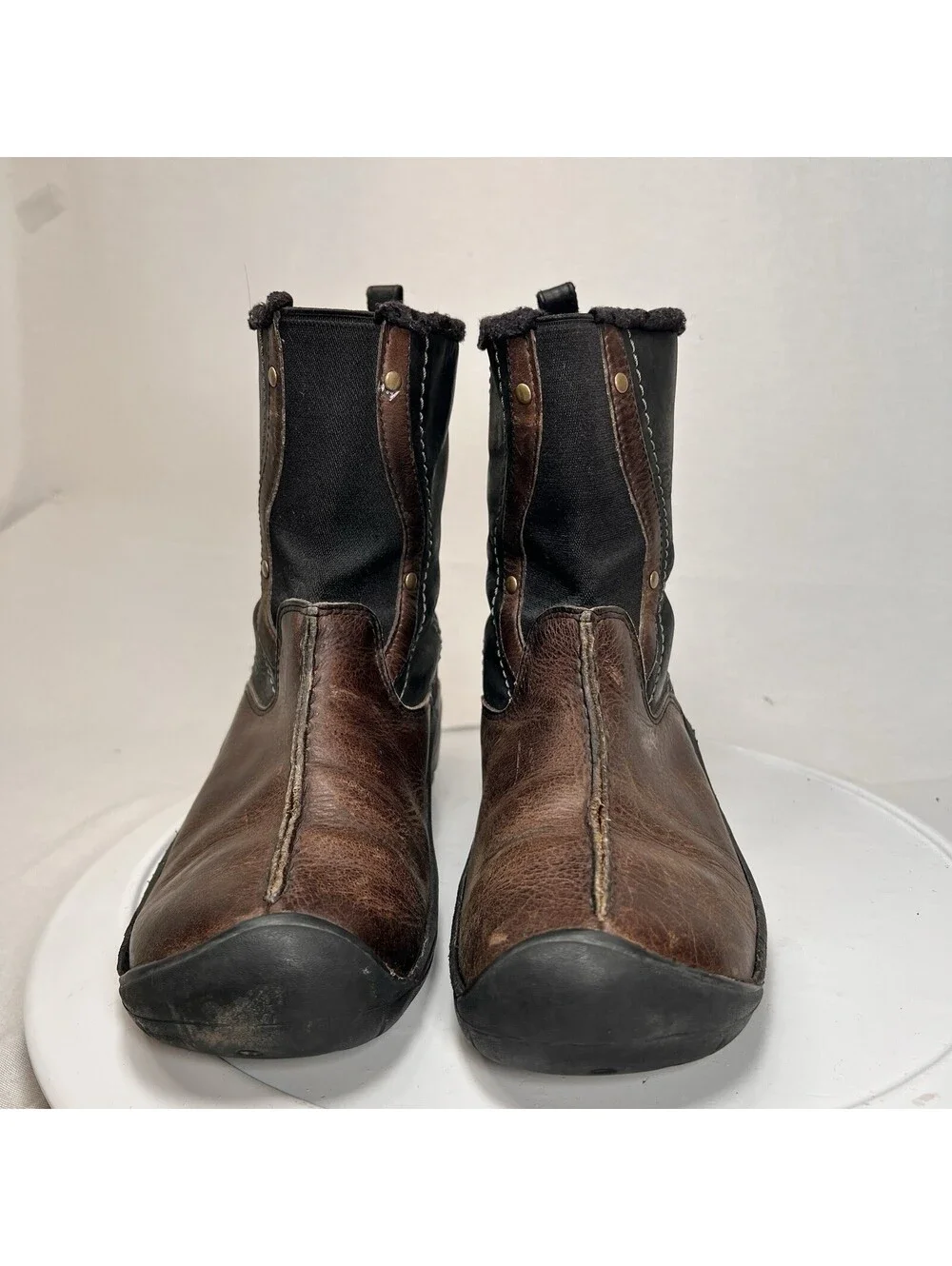 Keen Chester 5441 Leather Boots Sherpa Lined Winter Brown Women’s Size 9